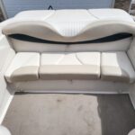 Back seat of Glastron boat rental